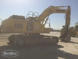 Back of used Komatsu Excavator